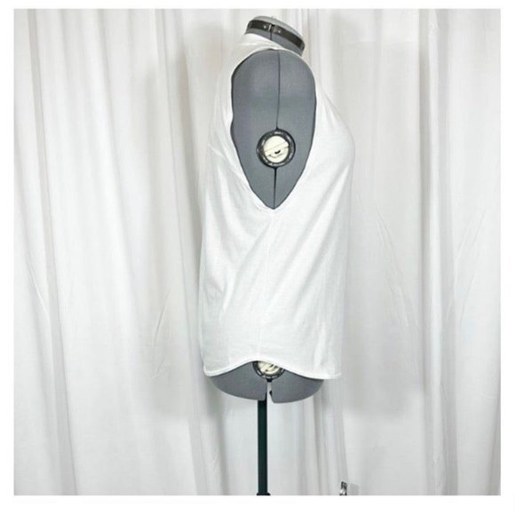 Adidas NWT Sz S White Women's Karlie Kloss Run Primeblue Loose Tank Top - Picture 5 of 5